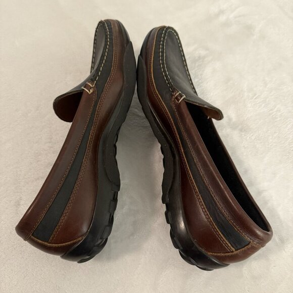 Allen Edmonds Boulder Venetian Driving Moccasin Loafer Black Brown Mens 11 - Picture 7 of 11